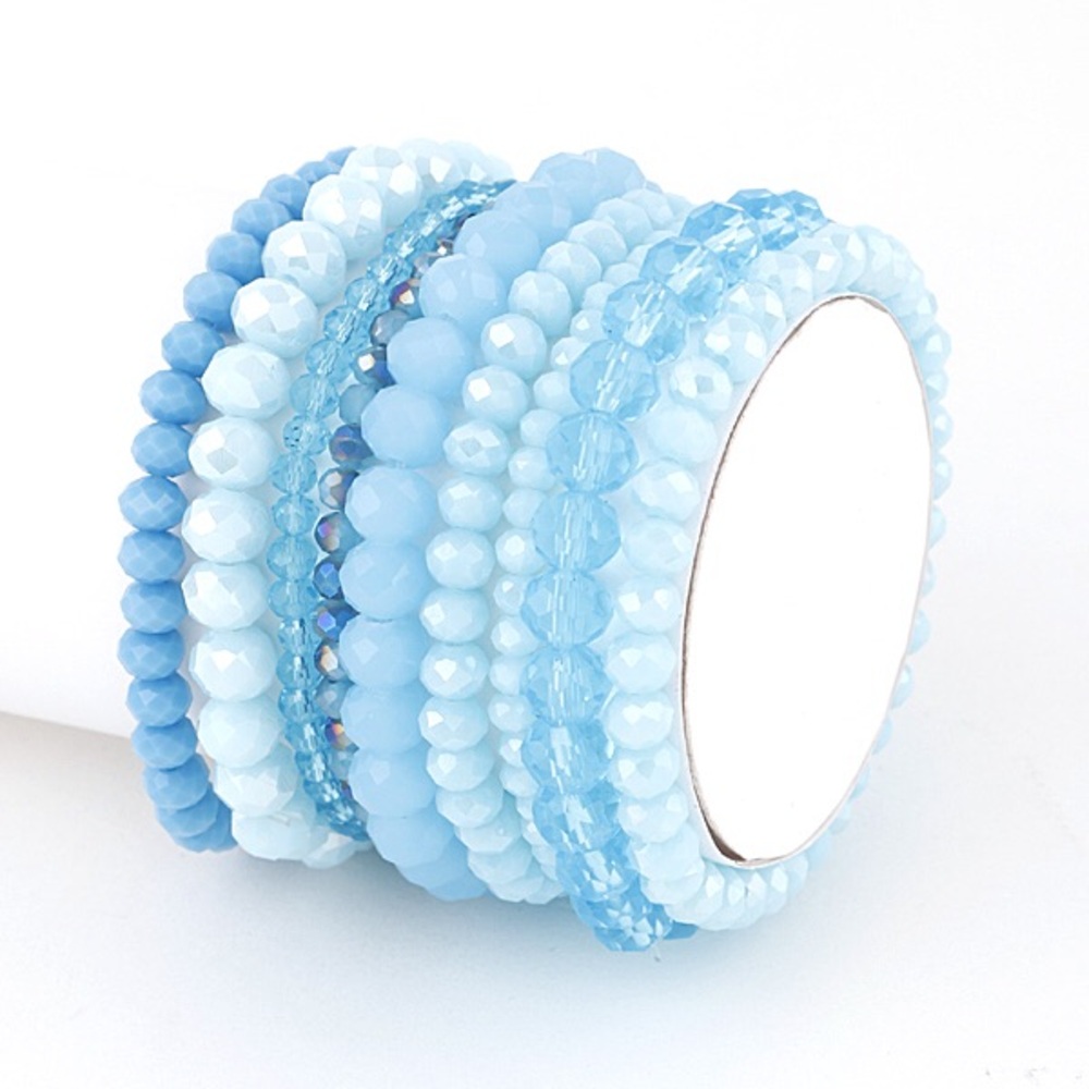 10 PC Stacking Stretch Bracelet Set